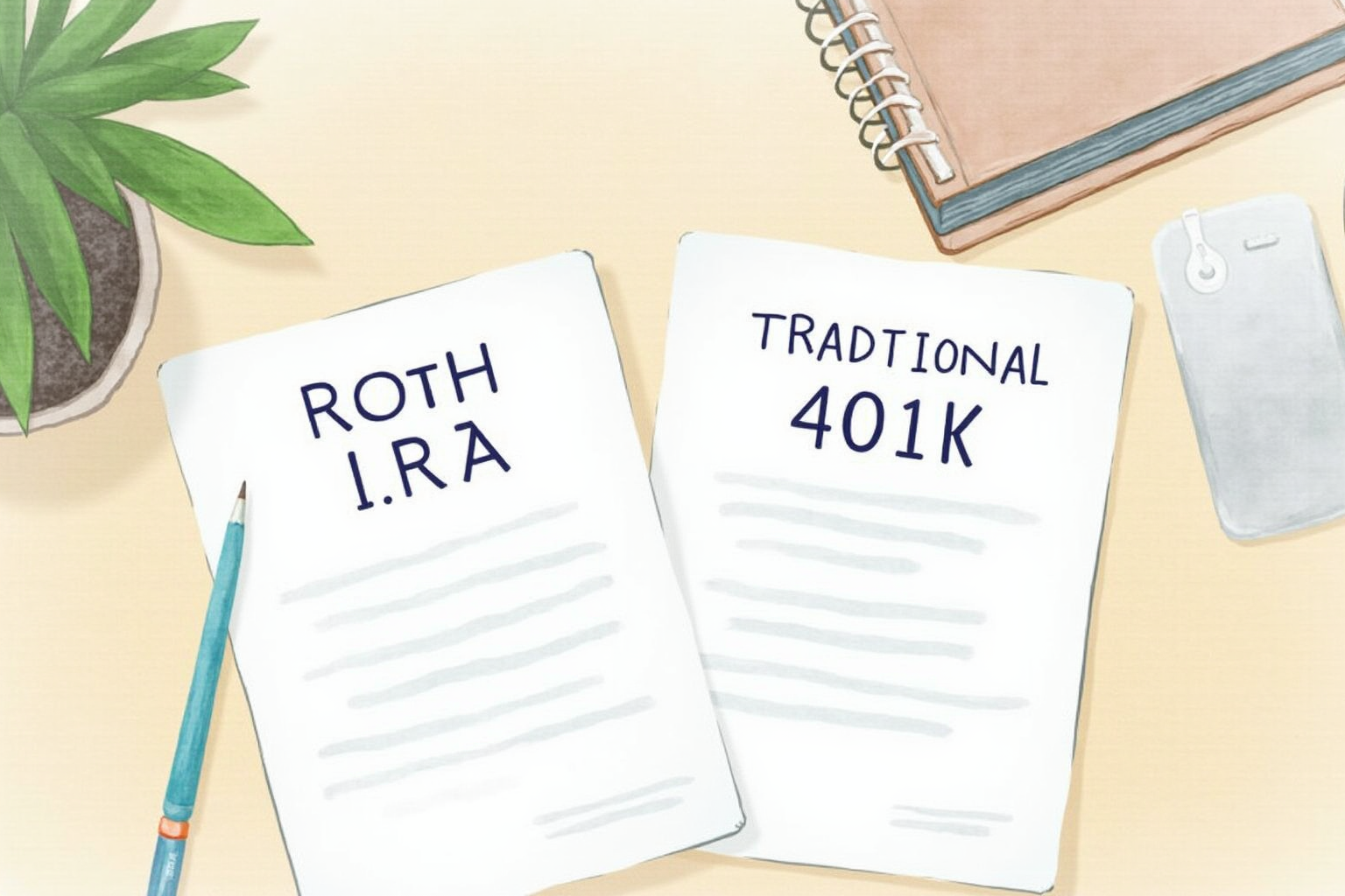 Roth IRA vs Traditional 401k Data: When Each Beats the Other
