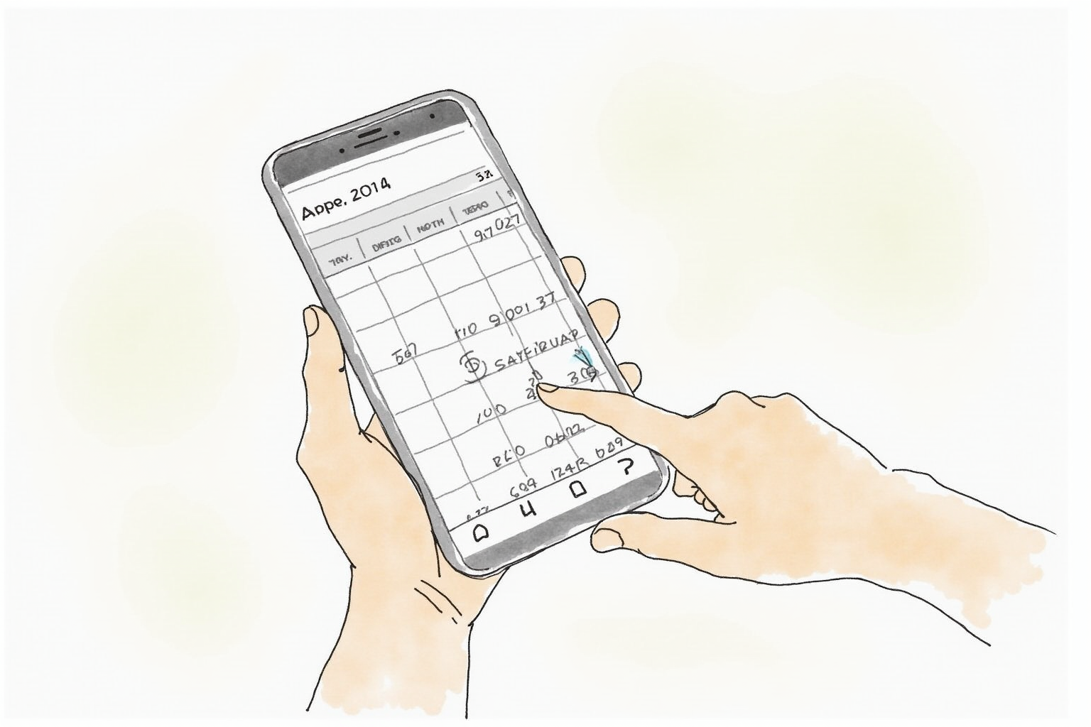 Person setting up automatic investment transfer on smartphone