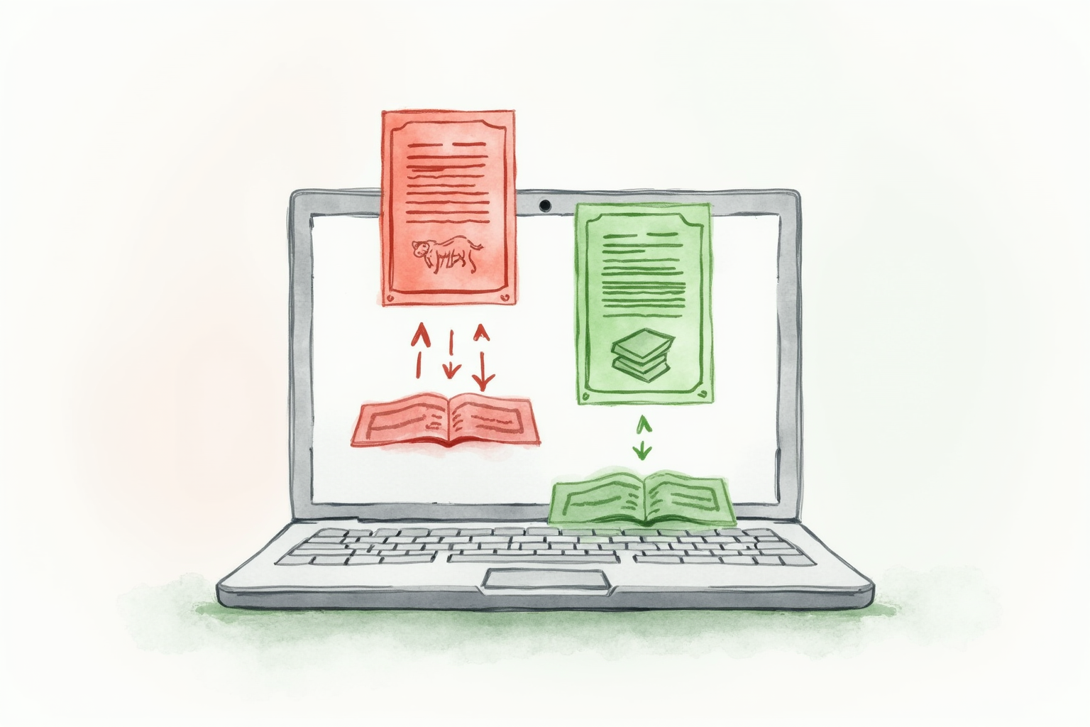 Tax-loss harvesting concept with portfolio entries being swapped on laptop